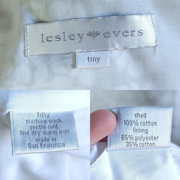 Lesley Evers Cotton Bold Botanical Print Wrap Dress Lime Green White Bow Tie - Picture 11 of 12